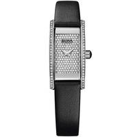 Hugo Boss Ladies Black Rectangular Leather Strap Watch 1502389