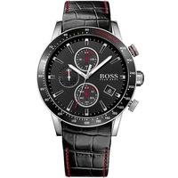 Hugo Boss Mens Rafale Black Dial Chronograph Watch 1513390