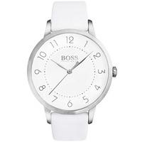 Hugo Boss Ladies White Leather Strap Watch 1502409