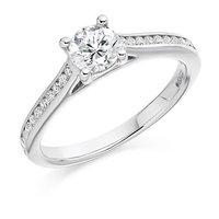 hugh rice platinum round brilliant cut diamond engagement ring with di ...