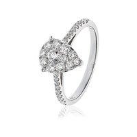 Hugh Rice 18ct White and Diamond Ring