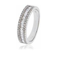 Hugh Rice 18ct White Gold and Diamond Band