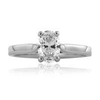 Hugh Rice Platinum and Diamond Minimum 0.73ct Solitaire Ring