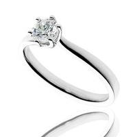 Hugh Rice Platinum and Graded Diamond 0.54ct Solitaire Ring