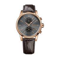 Hugo Boss Gents Jet Rose Gold Plate Grey Dial Watch