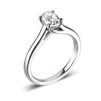 hugh rice platinum entwined oval cut diamond engagement ring