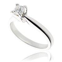 Hugh Rice Platinum and Graded Diamond 0.53ct Solitaire Ring