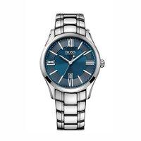Hugo Boss Gents Ambassador Stainless Steel Blue Dial Watch
