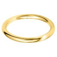 hugh rice 9ct yellow gold court wedding ring