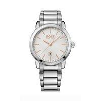 Hugo Boss Gents Classic Stainless Steel With Rose Gold Detail Watch
