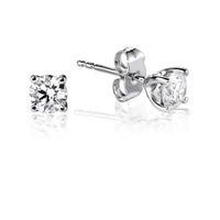 Hugh Rice HEART Collection 18ct White Gold 0.50ct Diamond Earrings