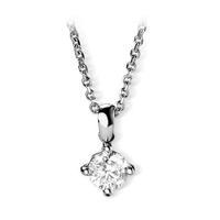 Hugh Rice HEART Collection 18ct White Gold 0.52ct Diamond Pendant