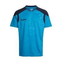 Hummel Sirius SS V-Neck Jersey methyl blue total eclipse