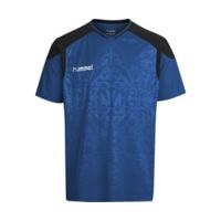 hummel sirius ss v neck jersey true blue black