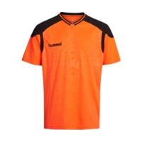 Hummel Sirius SS V-Neck Jersey shocking orange black