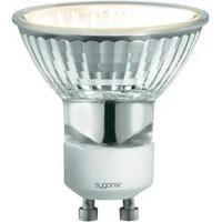 HV halogen 55 mm Sygonix 230 V GU10 20 W Warm white EEC: E Reflector bulb dimmable 1 pc(s)