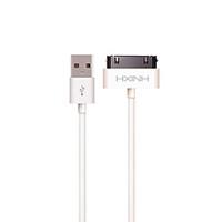 HXHIN MFi 30P to USB 2.0 Charger SYNC cable, for iPhone3 3G 3GS 4 4s iPad 2 3 Nano 1 to 6, Touch 1 to 4, 200cm, White