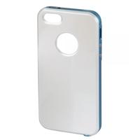 Hybrid Mobile Phone Cover for Apple iPhone 5/5s (White/Blue)