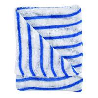 Hygiene Cloth 16x12 Pk10 Blu/wht
