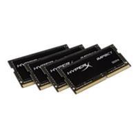 hyperx impact 32gb 4x8gb ddr4 2400mhz cl15 sodimm memory