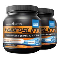 HydroSlim® Thermogenic Enhancing Matrix Pre Workout Orange Punch Flavour 116g Twin Pack