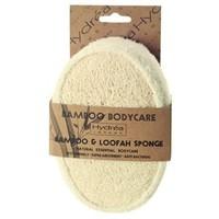 hydramp233a bamboo ampamp loofah exfoliating sponge