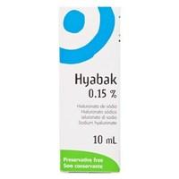 Hyabak 0.15% Eye Drops 10ml