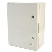 hylec ded004 abs enclosure with blank door 30 x 40 x 17cm