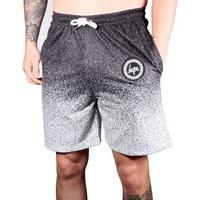 Hype Speckle Gradient Shorts - Black/White