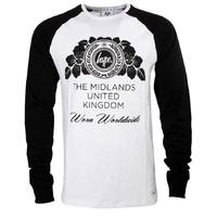 Hype United Kingdom Raglan T-Shirt - White/Black