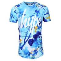 hype inked floral t shirt
