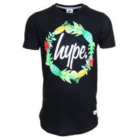 hype wild script t shirt black