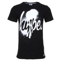 Hype Spray Script T-Shirt - Black