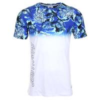 hype marble floral fade t shirt