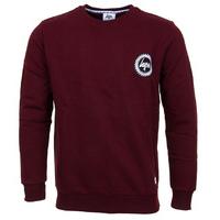 Hype Crest Crewneck - Burgundy