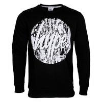 Hype Gritty Circle Crewneck - Black