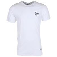 Hype Mini Script T-Shirt - White/Black