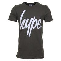 Hype Basic Logo T-Shirt - Khaki