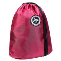 hype crest gym bag burgundy