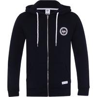 hype crest zip hoodie navy