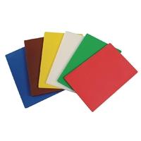 hygiplas colour coded chopping mats set 300mm pack of 6