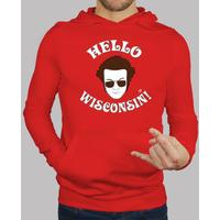 hyde: hello wisconsin! (boy and girl t)