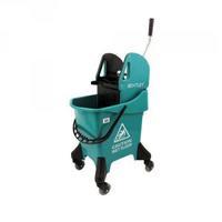 hygineer ergonomic heavy duty mop bucket green 31 litre hrmb31g