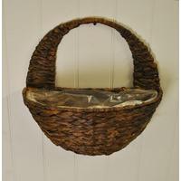 Hyacinth Dark Hanging Wall Basket (40cm) by Smart Garden