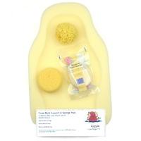 Hygan Foam Bath Support & Sponge Pack