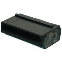 Hylec HYKW-08 8 Pole Pushwire Junction Connector Black