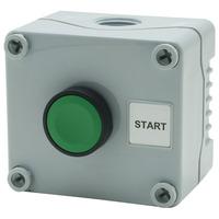 Hylec 1DE.01.06AG Single Stop/start Push Button 22mm Green