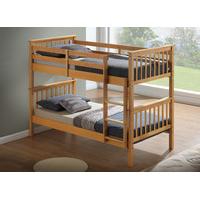 hyder solid beech bunk bed