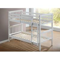 Hyder Solid White Bunk Bed