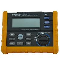 HYELEC MS5203 Digital Insulation Resistance Tester Multimeter Megger 0.01 Mohm to 10.00 Gohm HV meter 50V-1000V output